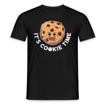 Son cadeau Cookie Time Cookie - T-shirt homme - noir - Devant - AI Model Male 178 light (178cm)