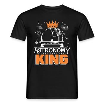 Liebe zur Astronomie - Männer T-Shirt - Schwarz - Vorne - AI Model Male 178 light (178cm)