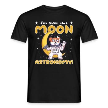 Je suis aux anges pour l’astronomie ! - T-shirt homme - noir - Devant - AI Model Male 178 light (178cm)