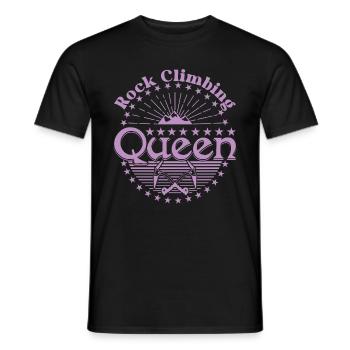 Königin des Kletterns - Männer T-Shirt - Schwarz - Vorne - AI Model Male 178 light (178cm)