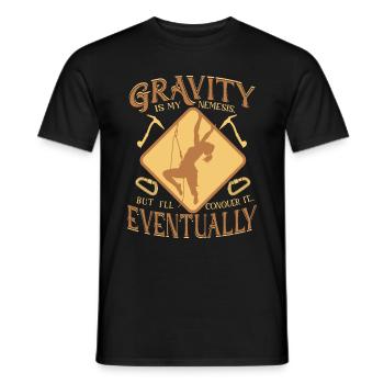 est mon ennemi juré, mais je le vaincrai... Finalement - T-shirt homme - noir - Devant - AI Model Male 178 light (178cm)