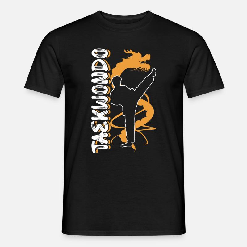 Taekwondo - Männer T-Shirt - Schwarz