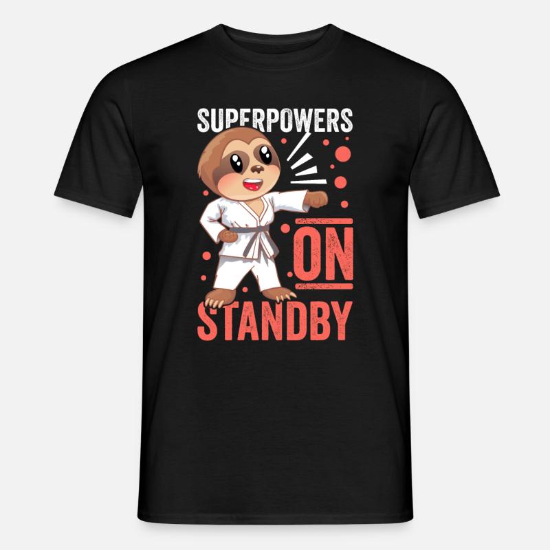 Supermächte in Bereitschaft - Männer T-Shirt - Schwarz