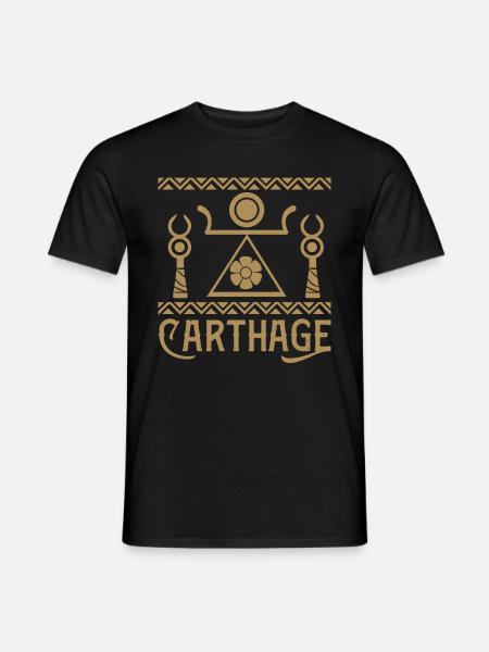 Karthago - Männer T-Shirt - Schwarz