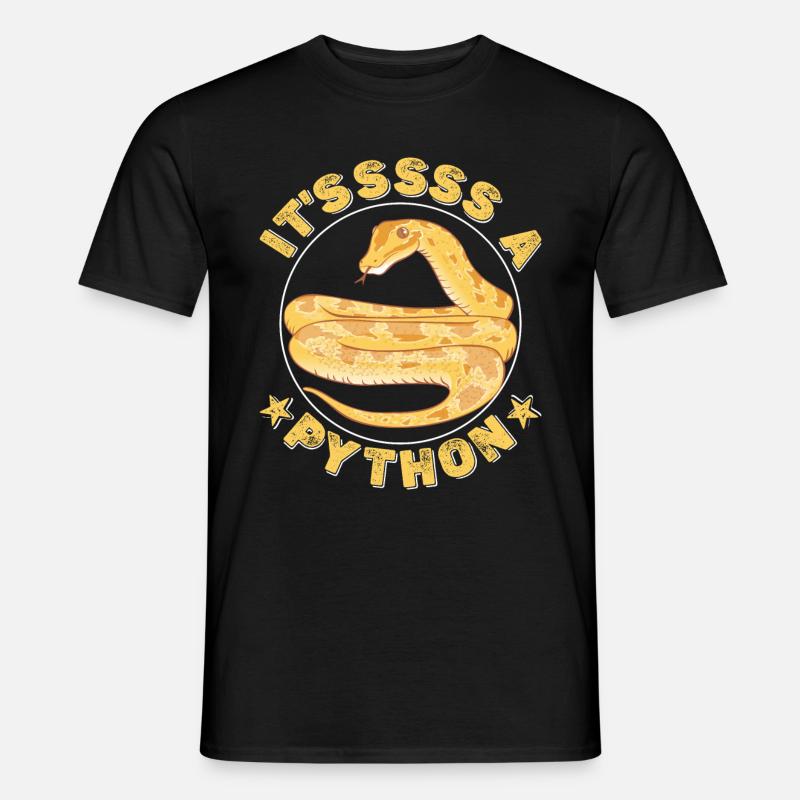 C’est un Python - T-shirt homme - noir