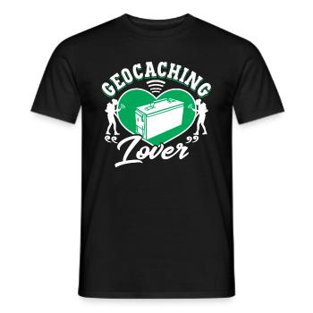 Geocaching-Liebhaber - Männer T-Shirt - Schwarz - Vorne - AI Model Male 178 light (178cm)