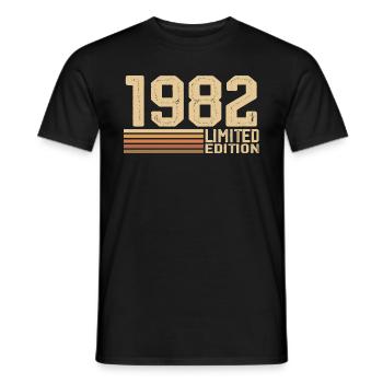 Jahrgang 1982 Geburtstag - Geschenk 1982 Jahrgang 1982 - Männer T-Shirt - Schwarz - Vorne - AI Model Male 178 light (178cm)