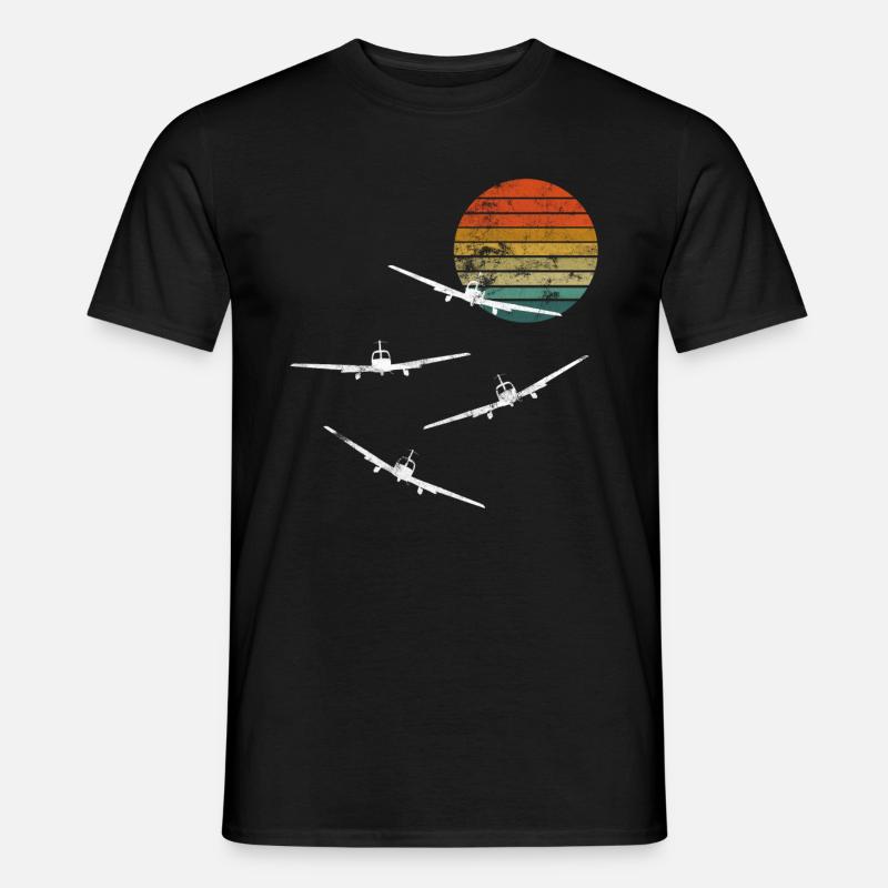 Modellbau Geschenk Modellflug Pilot Modellfliegen - Männer T-Shirt - Schwarz