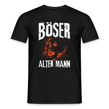 Böser Alter Mann Männer - Männer T-Shirt - Schwarz - Vorne - AI Model Male 178 light (178cm)