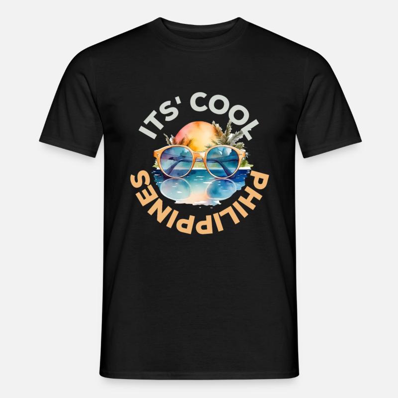 C’est cool - Philippines - T-shirt homme - noir