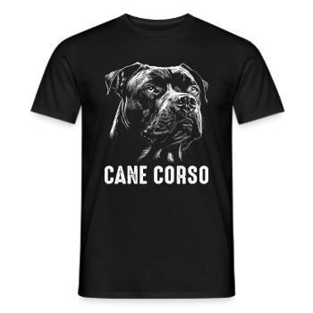 Cane Corso Chien - T-shirt homme - noir - Devant - AI Model Male 178 light (178cm)