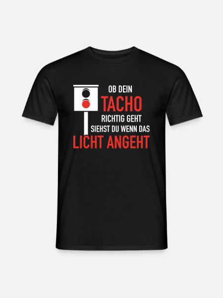 V8 Motor 8 Zylinder Hubraum Auto Tuning Tuner - Männer T-Shirt - Schwarz