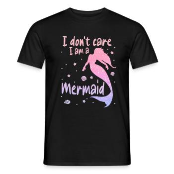 Mermaid Fable Mermaids Conte de fées - T-shirt homme - noir - Devant - AI Model Male 178 light (178cm)
