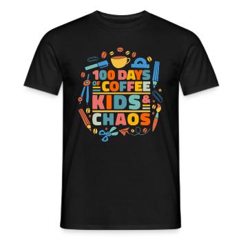 Enseignant Professeur d’école Enseignant Enseignant - T-shirt homme - noir - Devant - AI Model Male 178 light (178cm)