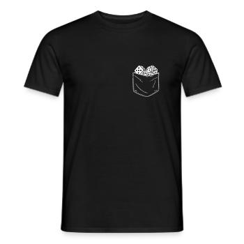 Kasino Glückspiel Casino Las Vegas Glückspieler - Männer T-Shirt - Schwarz - Vorne - AI Model Male 178 light (178cm)