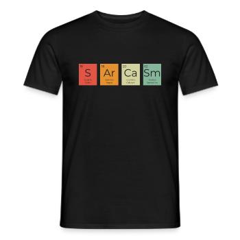 Lustig Sarkasmus sarkastischer Humor Ironie - Männer T-Shirt - Schwarz - Vorne - AI Model Male 178 light (178cm)