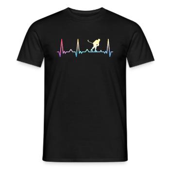 Eishockey Hockey Sport - Männer T-Shirt - Schwarz - Vorne - AI Model Male 178 light (178cm)