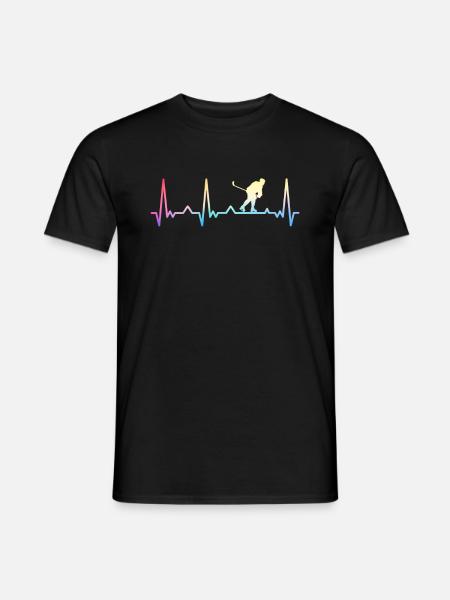 Eishockey Hockey Sport - Männer T-Shirt - Schwarz
