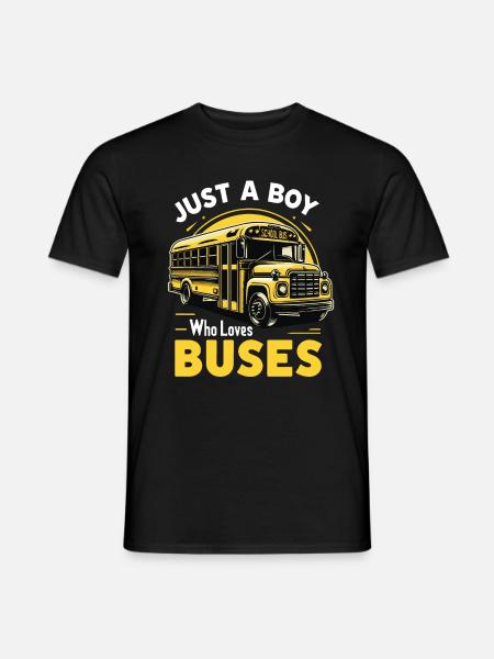 Bus Bus Driver School Bus - Men's T-Shirt - black