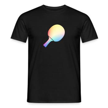 Table tennis Table tennis player - Men's T-Shirt - black - Front - AI Model Male 178 light (178cm)