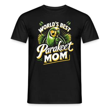 Sittich Wellensittich Vogel Tier - Männer T-Shirt - Schwarz - Vorne - AI Model Male 178 light (178cm)