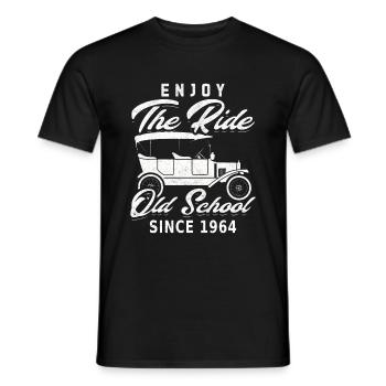 Old School 1964 - Jahrgang 1964 - Männer T-Shirt - Schwarz - Vorne - AI Model Male 178 light (178cm)