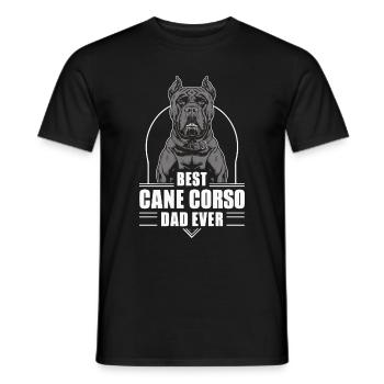 Cane Corso Chien - T-shirt homme - noir - Devant - AI Model Male 178 light (178cm)