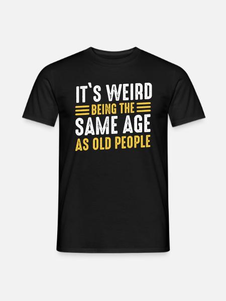 Sjov, sarkasme, sarkastisk humor, ironi - Mænd T-shirt - sort