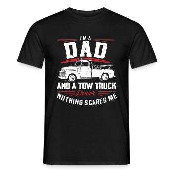 Dépanneuse Dépanneuse - T-shirt homme - noir - Devant - AI Model Male 178 light (178cm)