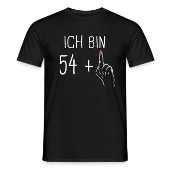 Cadeau d’anniversaire 55 ans Anniversaire Enfant - T-shirt homme - noir - Devant - AI Model Male 178 light (178cm)