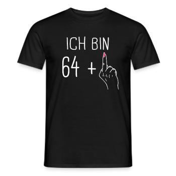 Cadeau d’anniversaire 65 ans anniversaire garçon ou fille - T-shirt homme - noir - Devant - AI Model Male 178 light (178cm)