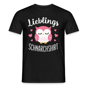 Noctambule, Hibou, Hibou, Oiseau - T-shirt homme - noir - Devant - AI Model Male 178 light (178cm)