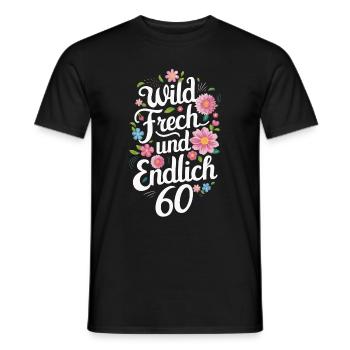 Birthday Gift 60 Years Birthday Child - Men's T-Shirt - black - Front - AI Model Male 178 light (178cm)
