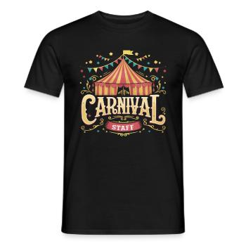 Cirque Carnaval Carnaval - T-shirt homme - noir - Devant - AI Model Male 178 light (178cm)