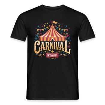 Cirque Carnaval Carnaval - T-shirt homme - noir - Devant - AI Model Male 178 light (178cm)