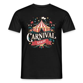 Cirque Carnaval Carnaval - T-shirt homme - noir - Devant - AI Model Male 178 light (178cm)