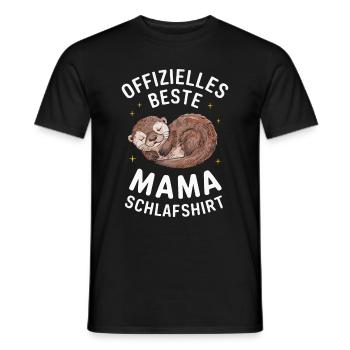 Loutre Loutre de mer - T-shirt homme - noir - Devant - AI Model Male 178 light (178cm)