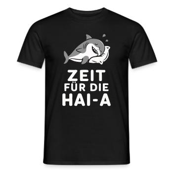 Shark Shark Sharks Shark - Men's T-Shirt - black - Front - AI Model Male 178 light (178cm)