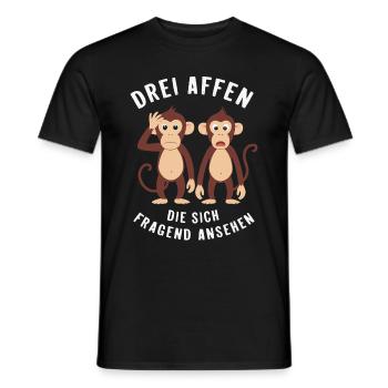 Sarcasme Ironie Drôle Paroles sarcastiques - T-shirt homme - noir - Devant - AI Model Male 178 light (178cm)
