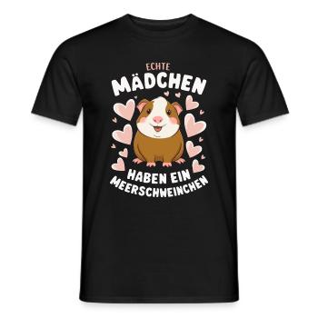 Guinea Pig Shorthair Longhair Crested Dogs - Men's T-Shirt - black - Front - AI Model Male 178 light (178cm)