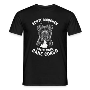 Chiens Cane Corso Italiano Chien - T-shirt homme - noir - Devant - AI Model Male 178 light (178cm)