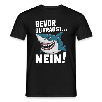 Shark Shark Sharks Shark - Men's T-Shirt - black - Front - AI Model Male 178 light (178cm)