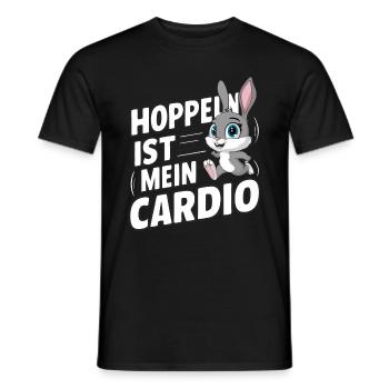 Hase Hasen Kaninchen Haustier - Männer T-Shirt - Schwarz - Vorne - AI Model Male 178 light (178cm)
