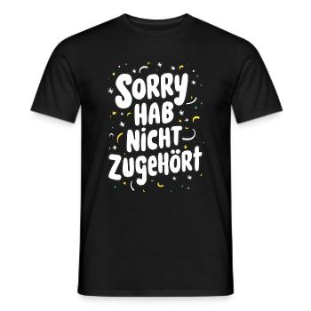 Sarcasme Ironie Drôle Paroles sarcastiques - T-shirt homme - noir - Devant - AI Model Male 178 light (178cm)