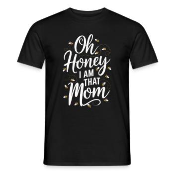 Honigbiene Imker Bienen Biene - Männer T-Shirt - Schwarz - Vorne - AI Model Male 178 light (178cm)