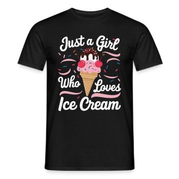 Glaces Bonbons Glaces - T-shirt homme - noir - Devant - AI Model Male 178 light (178cm)