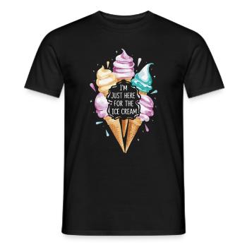 Glaces Bonbons Glaces - T-shirt homme - noir - Devant - AI Model Male 178 light (178cm)