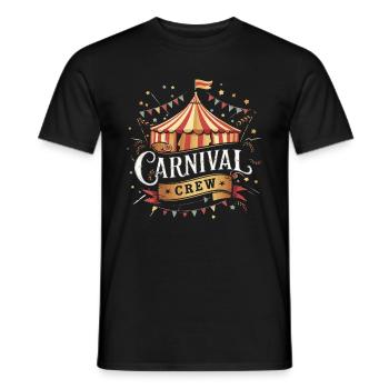 Cirque Carnaval Carnaval - T-shirt homme - noir - Devant - AI Model Male 178 light (178cm)