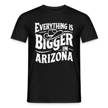 Arizona, États-Unis, Amérique - T-shirt homme - noir - Devant - AI Model Male 178 light (178cm)