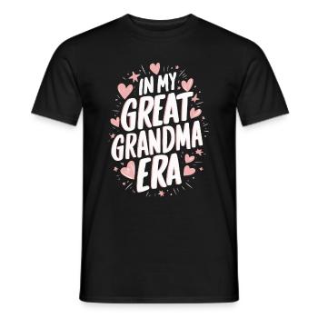 Grandma Grandmother Mother's Day Family - Men's T-Shirt - black - Front - AI Model Male 178 light (178cm)